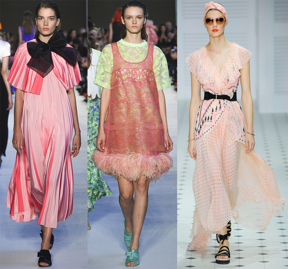 Combinaison de nuances de rose