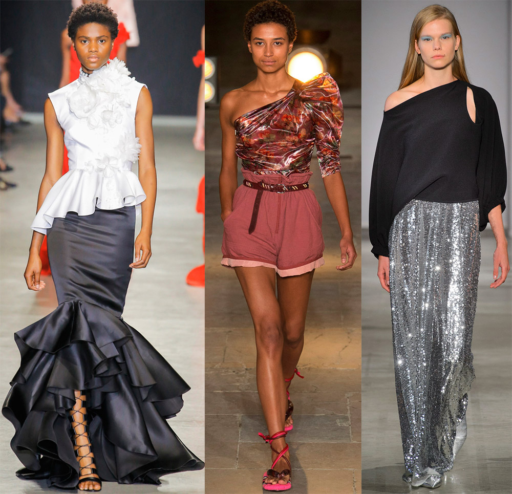 Chemisiers asymétriques