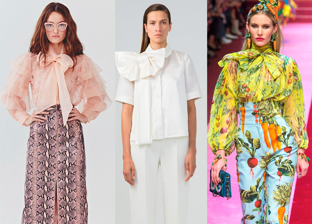 Chemisiers avec nœud