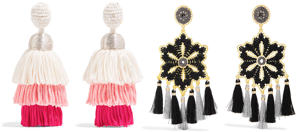 Boucles d'oreilles pour le bal à l'école