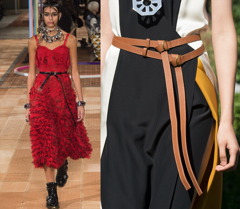 Comment porter des ceintures fines