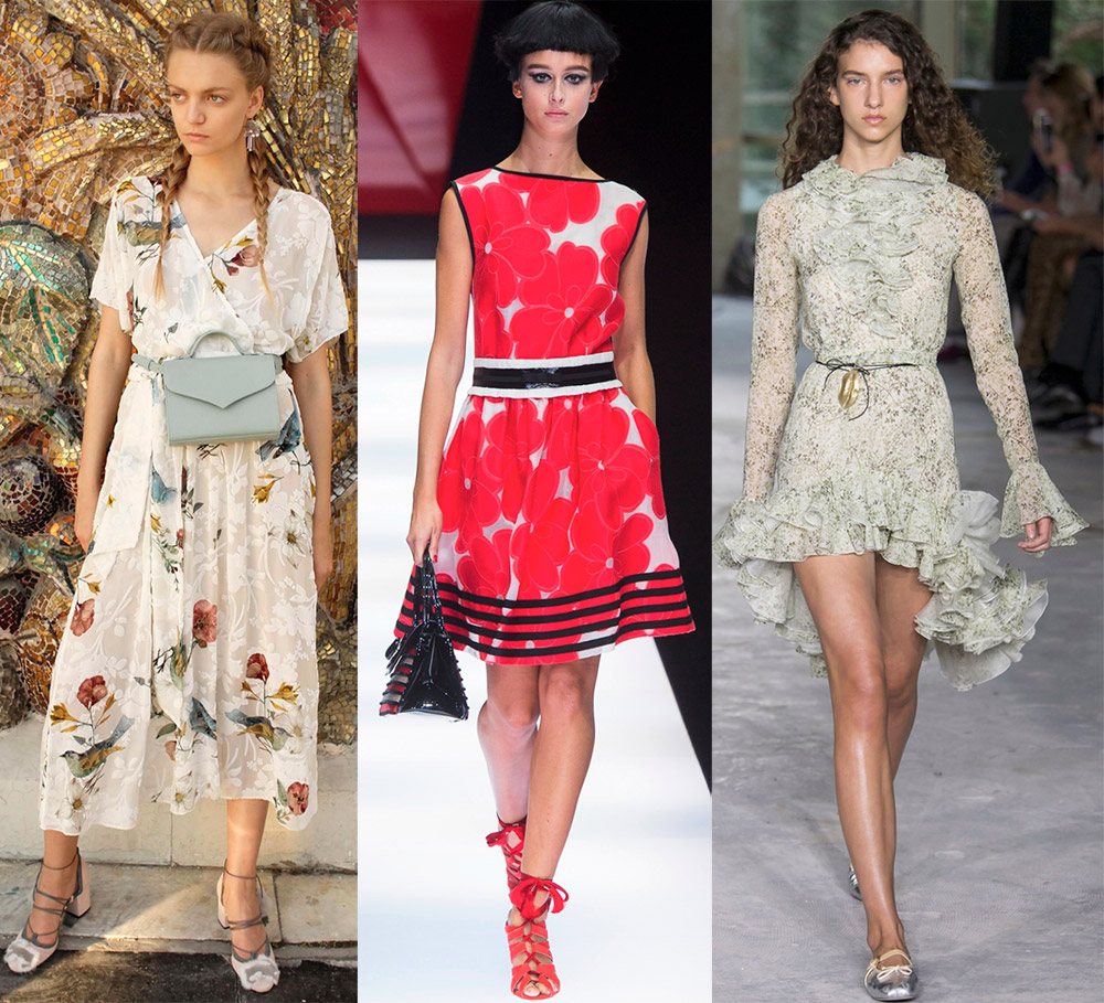 Belles robes fleuries