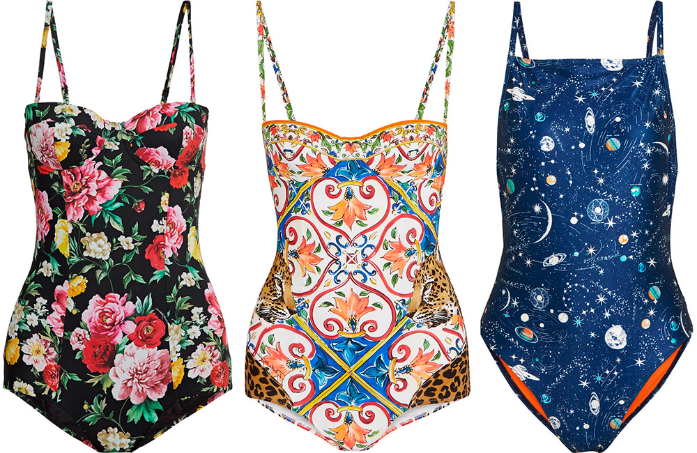 Imprimés maillot de bain