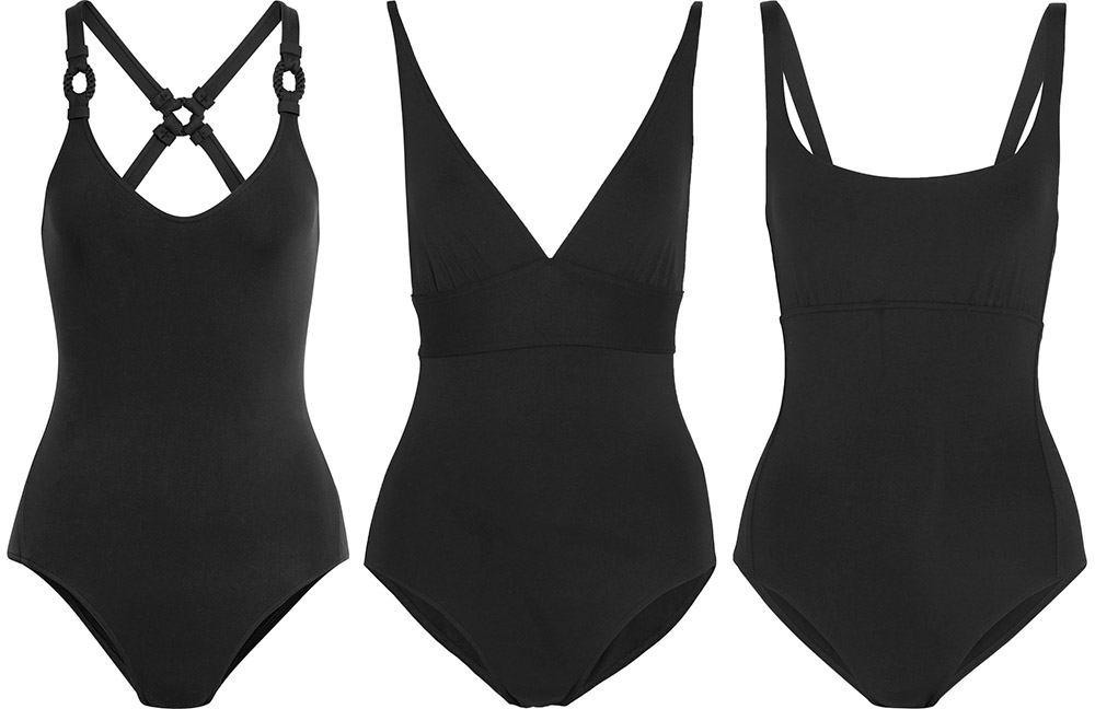 Maillots de bain noirs à la mode