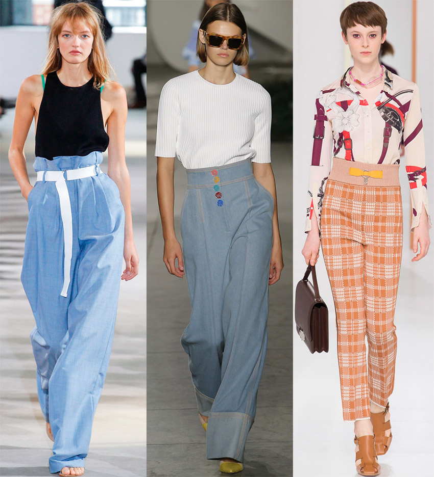 Pantalon taille haute