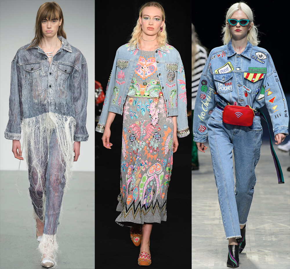 Vestes et vestes en jean à la mode