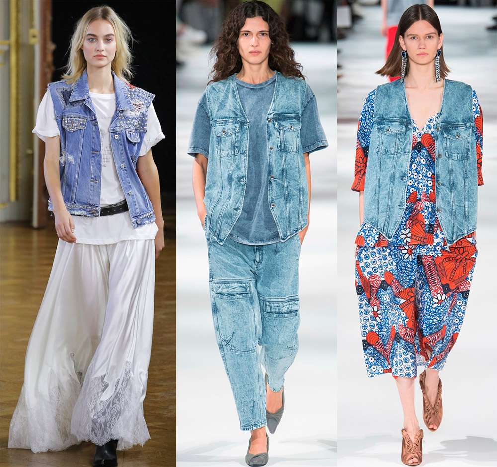 Vestes et vestes en jean à la mode