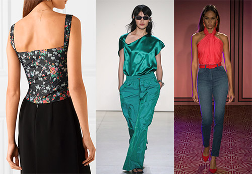 Tops, crop-tops et brassières des collections 2026