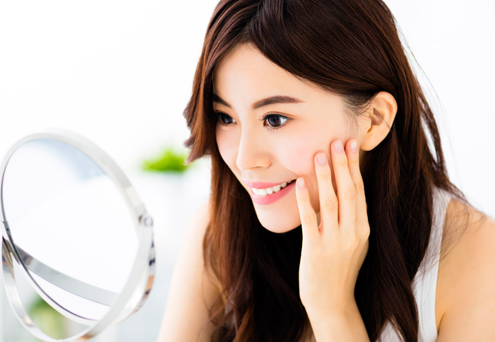 Peau parfaite sans taches de vieillesse