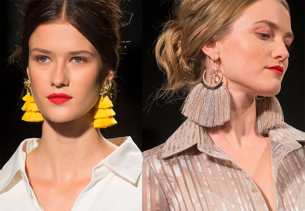 Boucles d'oreilles brosse