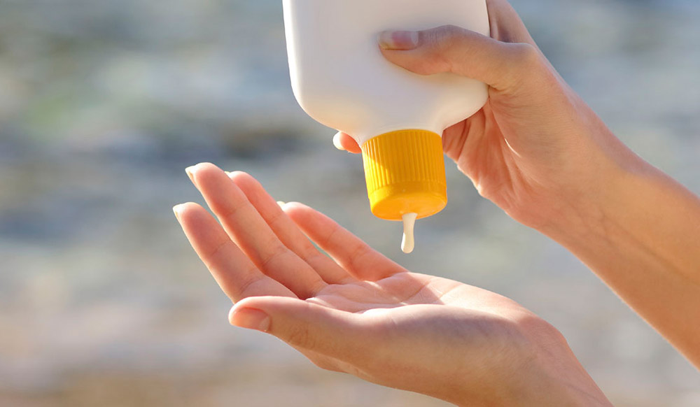 crèmes solaires pour la peau du visage et du corps