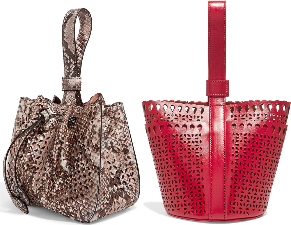 Sac en cuir de python