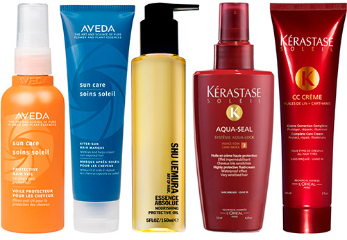 Moyens pour protéger les cheveux des coups de soleil