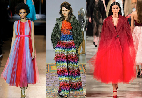 Tendances de la mode 2025-2026 - un dégradé sur les vêtements