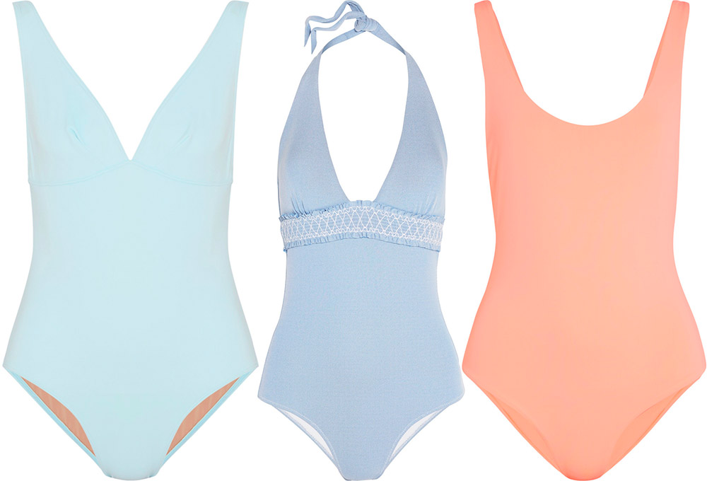 Maillots de bain aux tons pastel
