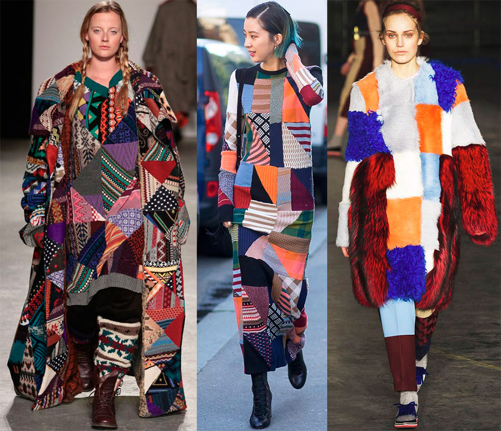 Style patchwork et imitation dans les vêtements