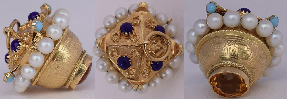 pendentifs breloques antiques