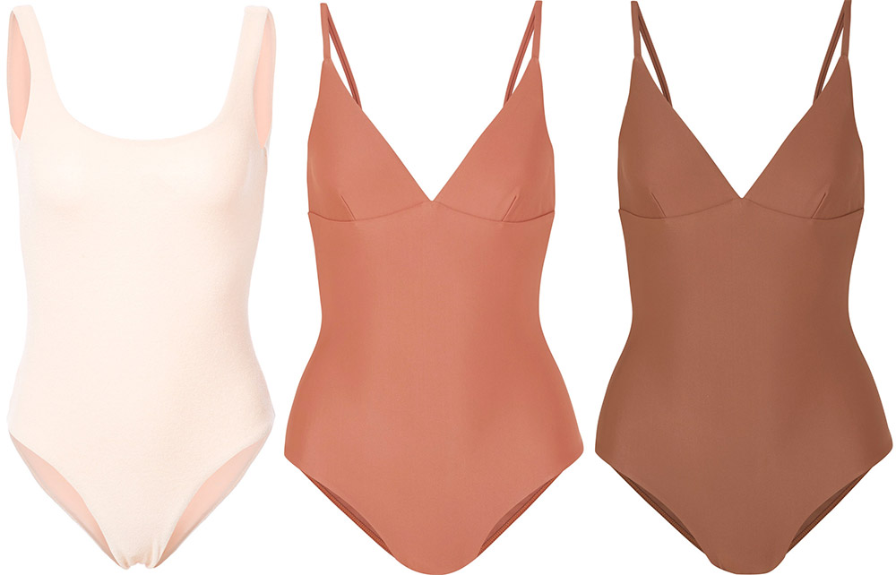 Maillot de bain beige à la mode 2026