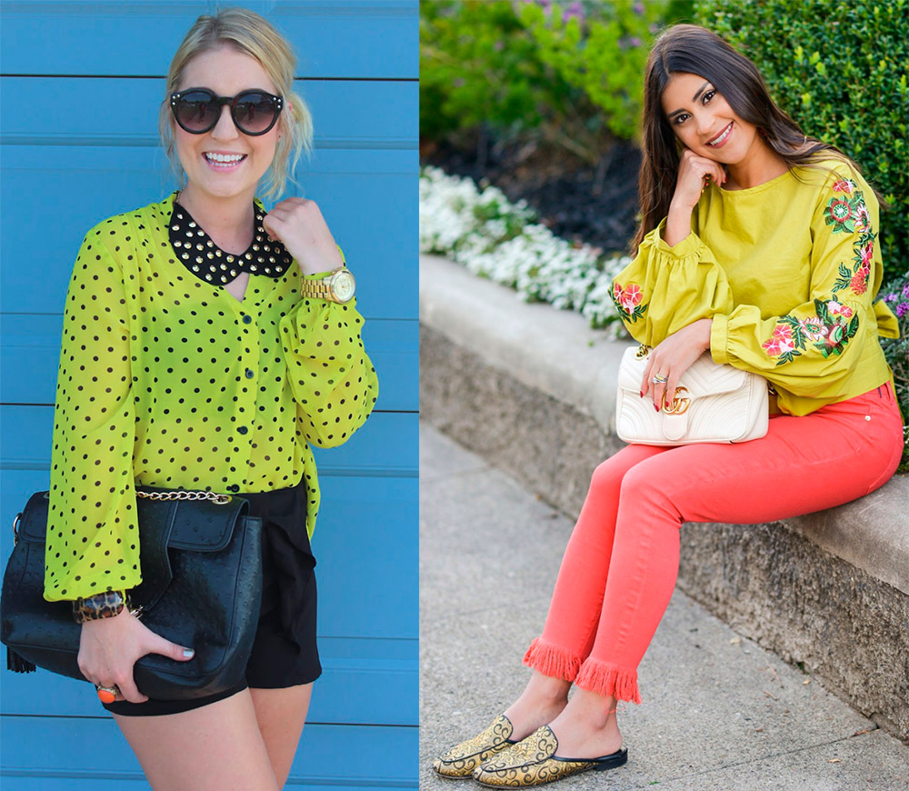 Vêtements femme chartreuse