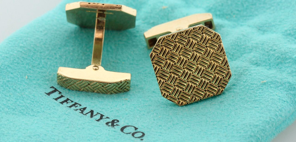 Boutons de manchette Tiffany pour hommes