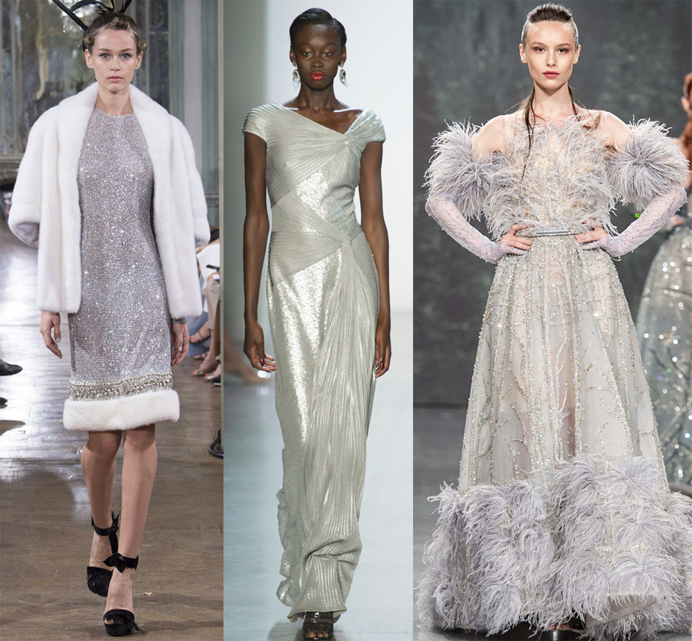 De belles robes brillantes