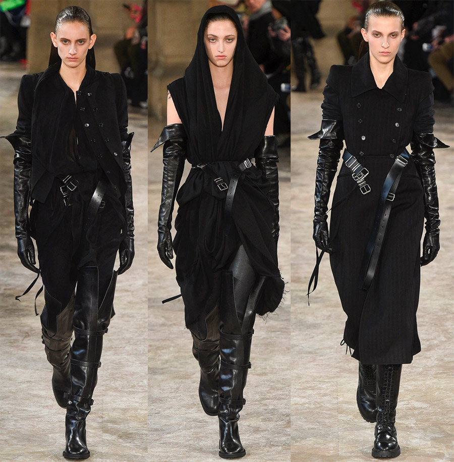 Gothique luxueux et punk 2025-2026 par Ann Demeulemeester
