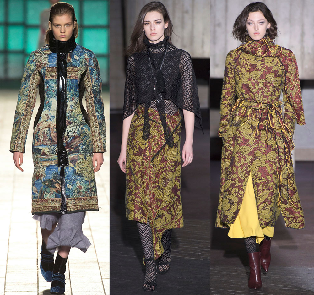 Tissus de tapisserie et tendances de la mode