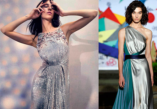 Belle robe glamour pour les vacances et les fêtes