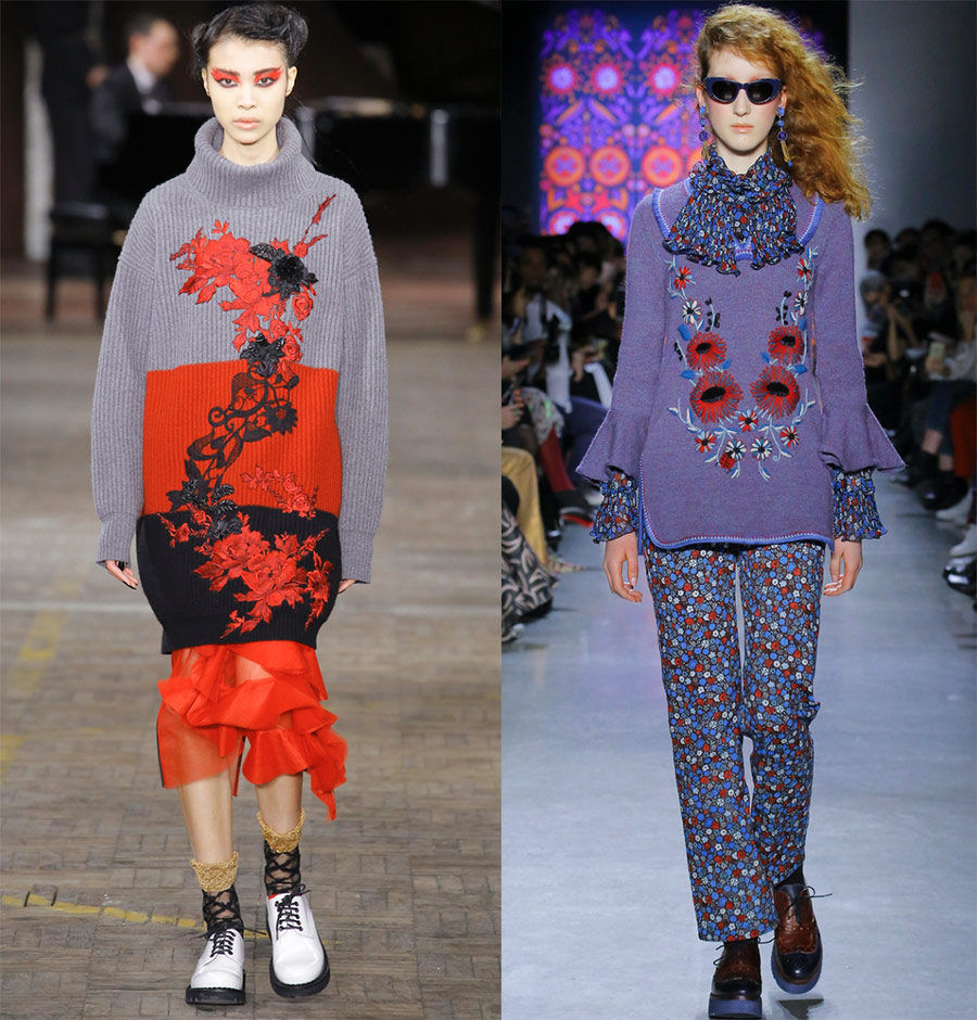 Tricots à la mode pour les filles