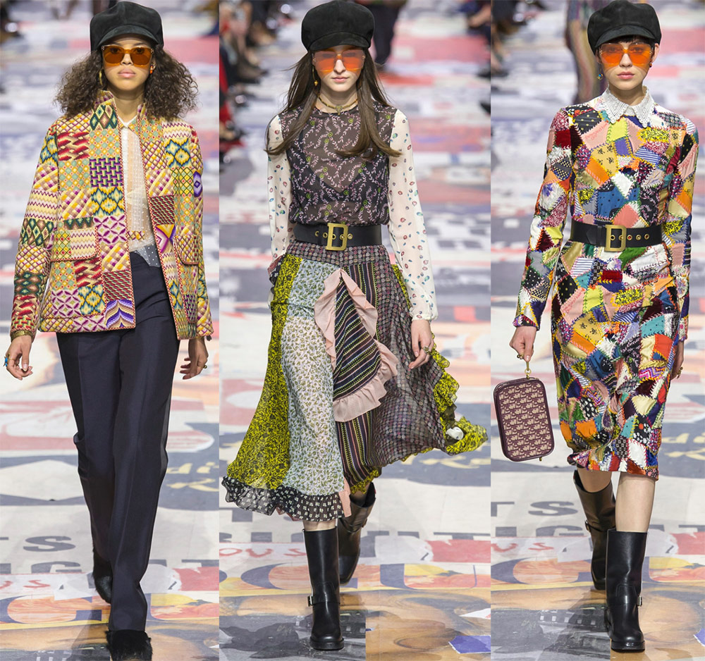 Patchwork dans les vêtements