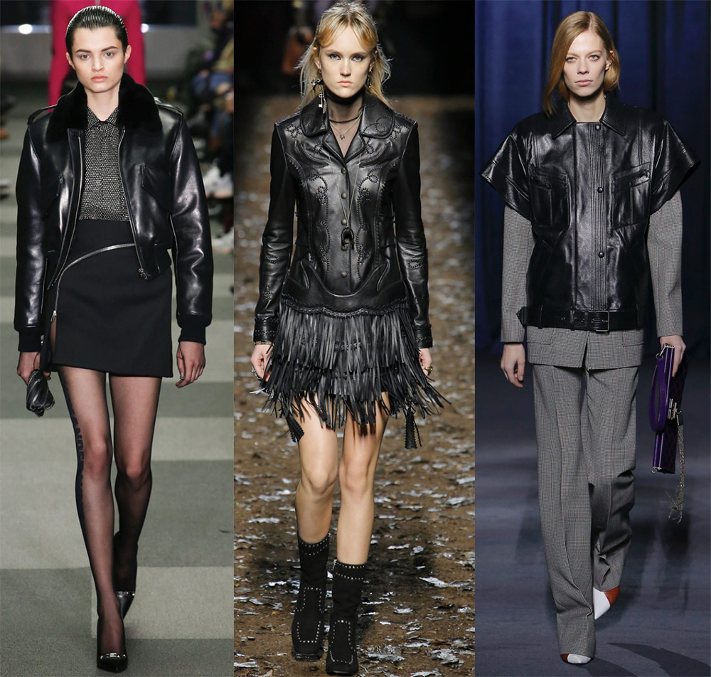 Vestes en cuir pour femmes