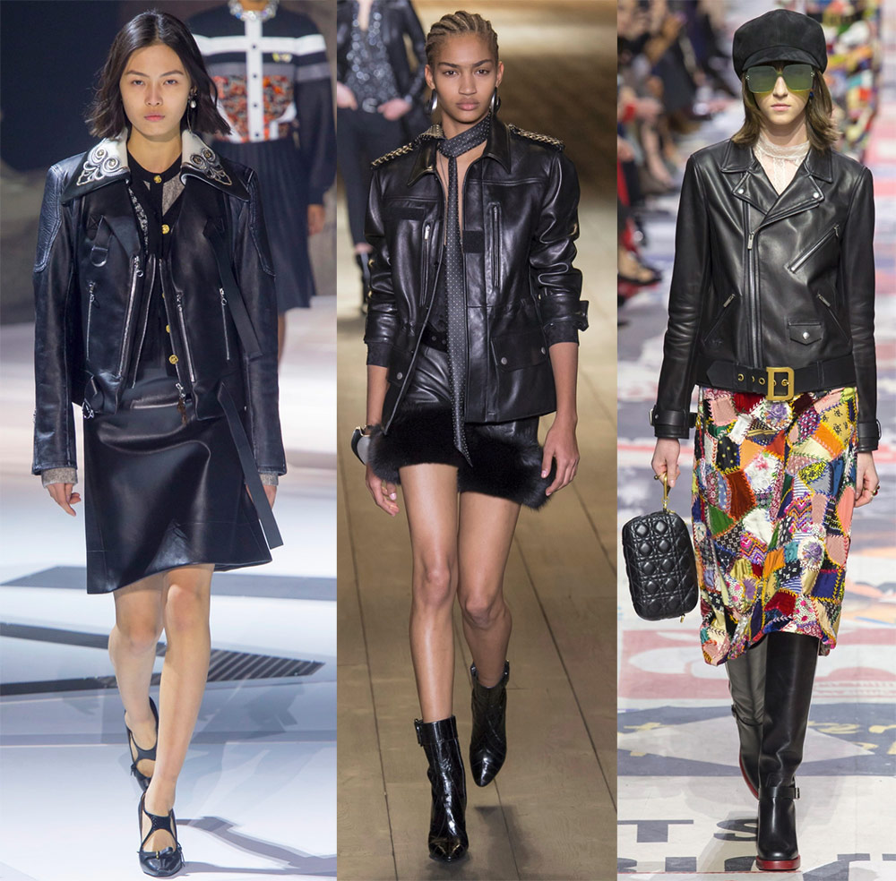 Vestes en cuir pour femmes