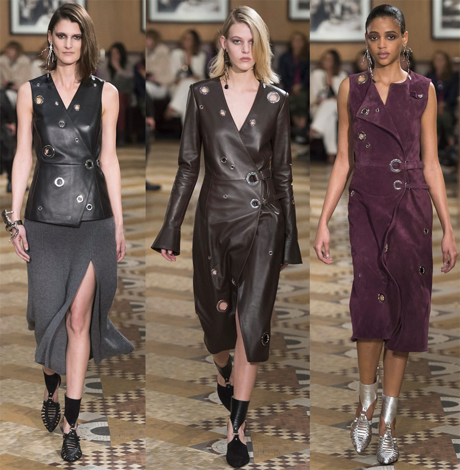 Oeillets sur les vêtements, comme décor à la mode