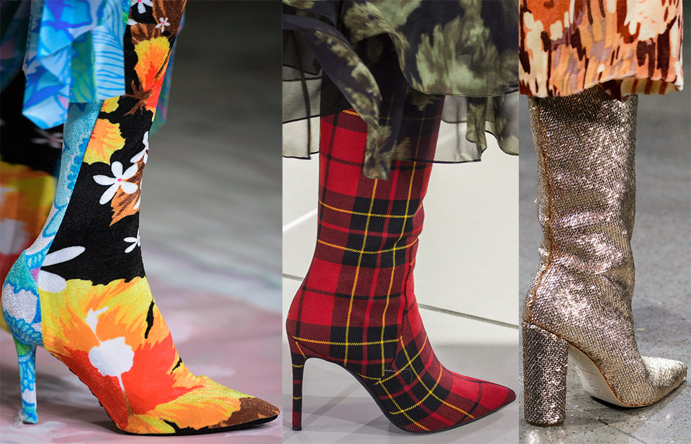 Bottes pour femmes brillantes