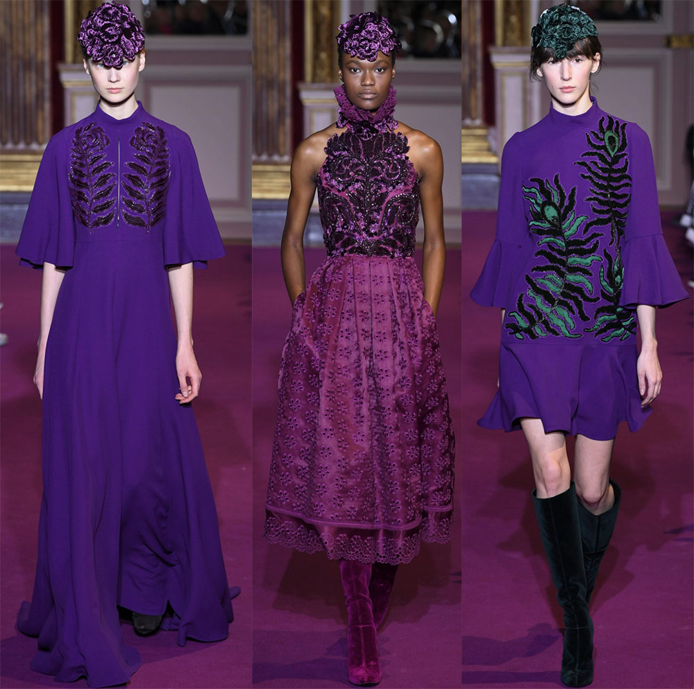 Belles robes violettes