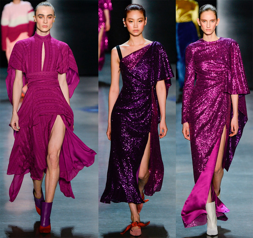 Robe violette - images à la mode 2025-2026