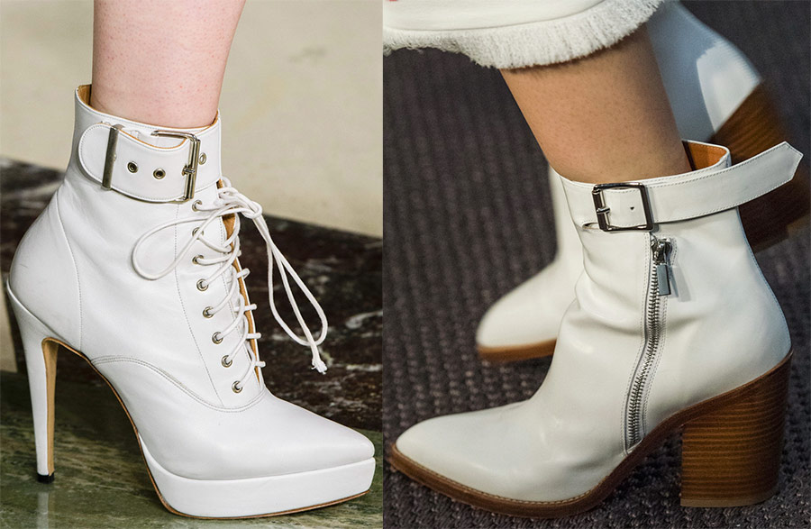 Bottines blanches 2025-2026