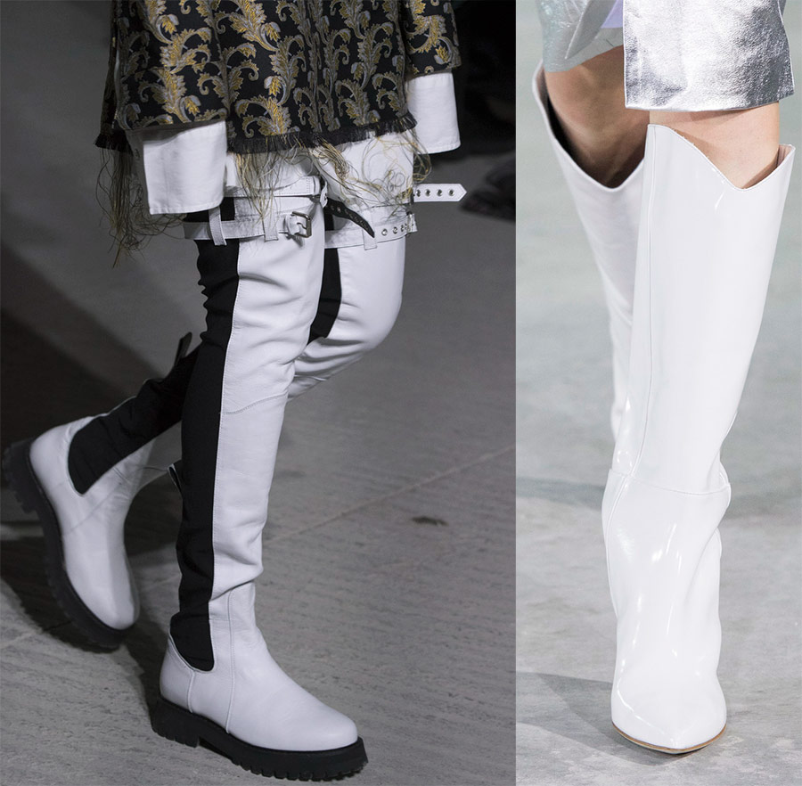 Bottes femme blanches