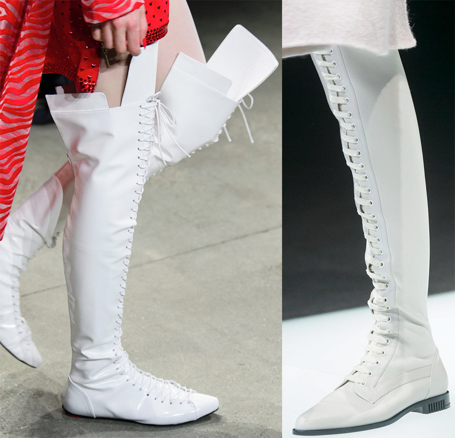 Bottes femme blanches