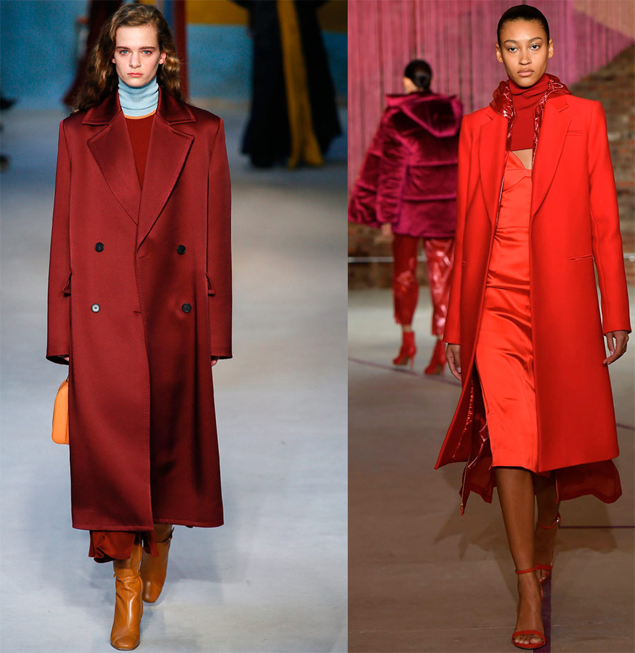 Manteau rouge pour l'hiver 2025-2026
