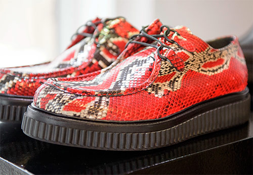 Chaussures à la mode en cuir de python - 2025-2026