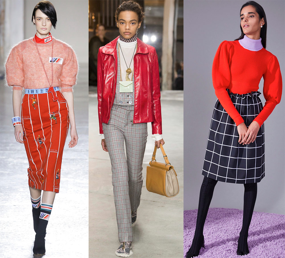 L'accent est mis sur le rouge