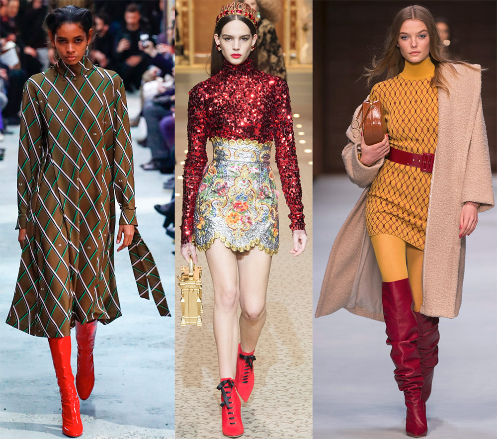 Chaussures rouges à la mode