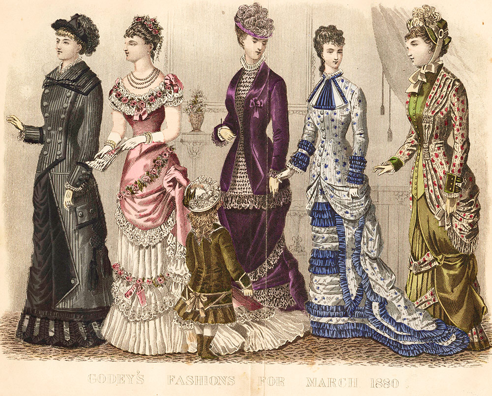 Mode et style des années 1880