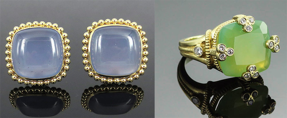 Anneaux de calcédoine