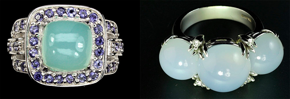 Anneaux de calcédoine