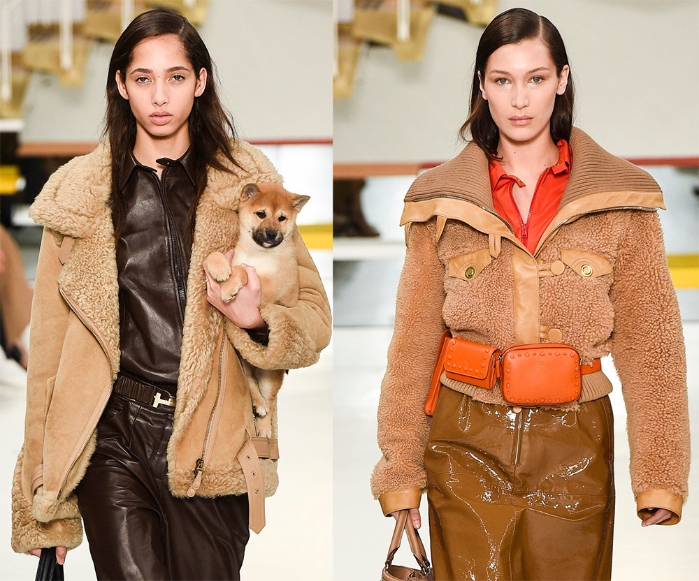 Beaux manteaux en peau de mouton pour femmes