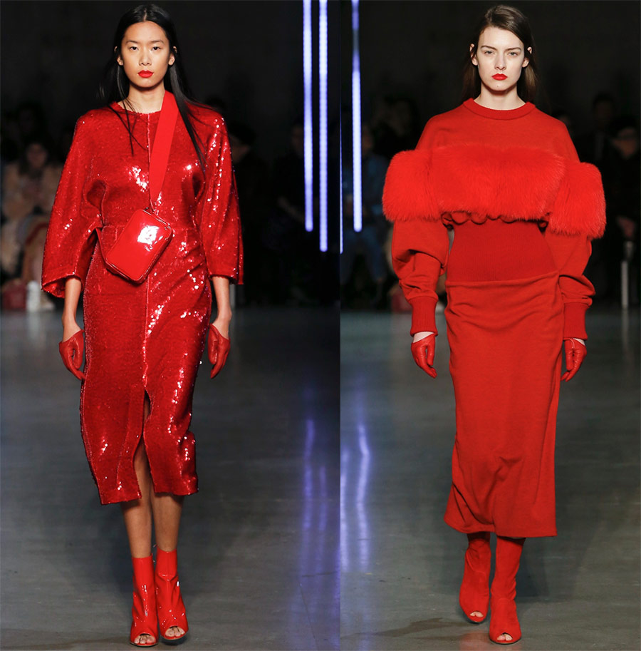Accessoires de robe rouge