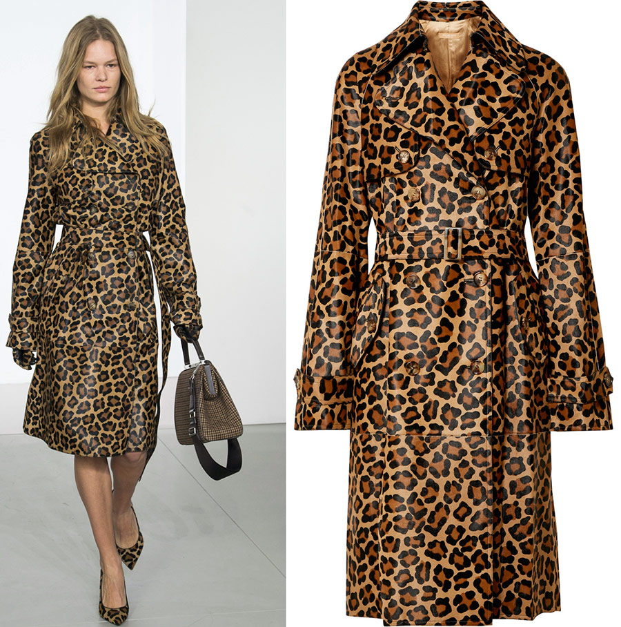 Manteau en cuir Michael Kors