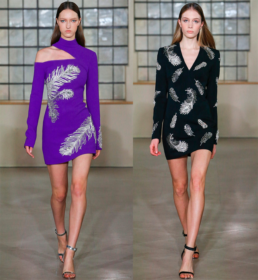 Robes de club de plumes